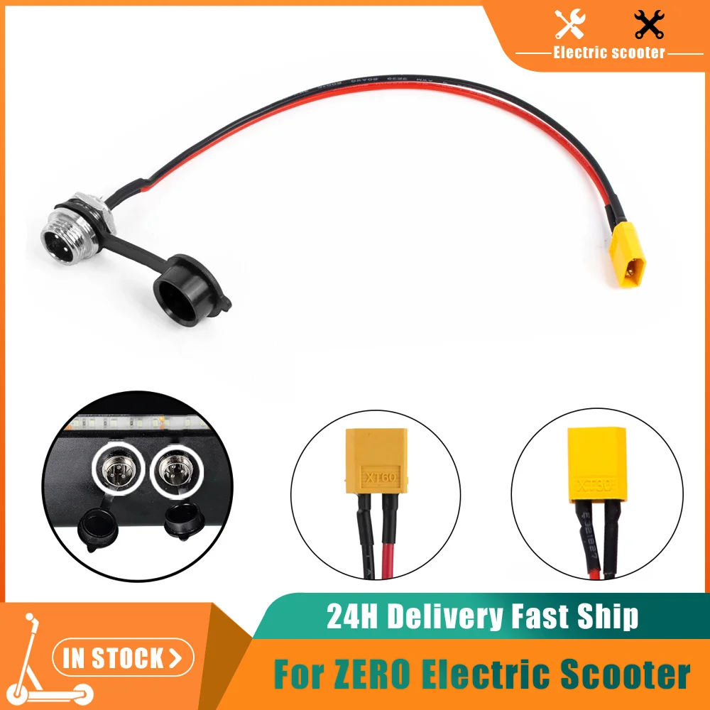 XT60 XT30 Socket Plug GX16 3 Pins Charging Port for VSETT 8 8+ 9 9+ 10+ ZERO 8 9 10 8X 10X 11X Speedual Electric Scooter