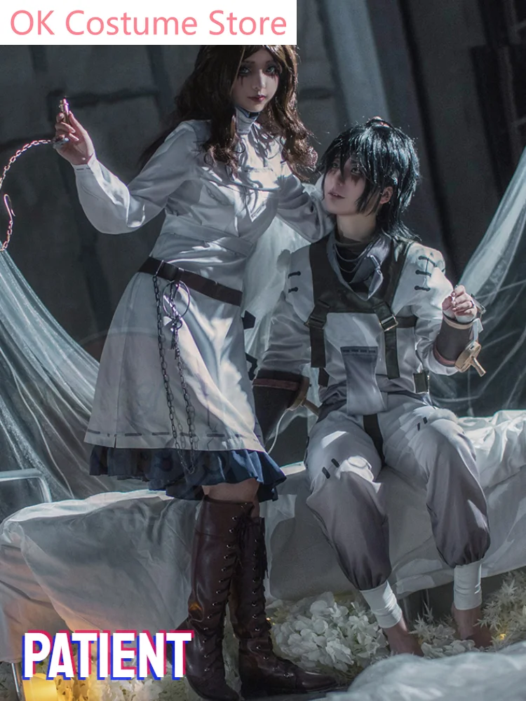 Game Identity V Patient Cosplay Costume Game Cos Identity V Cosplay Patient Emil Costume and Cosplay Wig