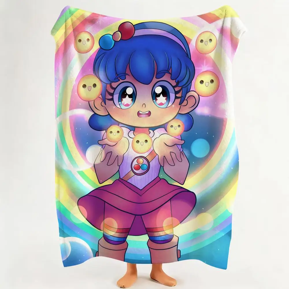 Cartoon T-True a-and t-the R-Rainbow K-Kingdom Throw Flannel Throw Blanket Suitable for Sofa、Living Room、Bedroom