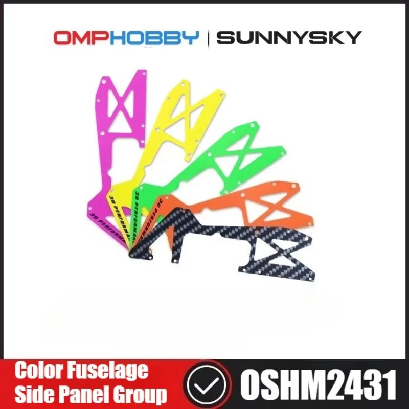 OMPHOBBY M2 V3 PRO RC Helicopter Spare Parts Color Fuselage Side Panel Group OSHM2431