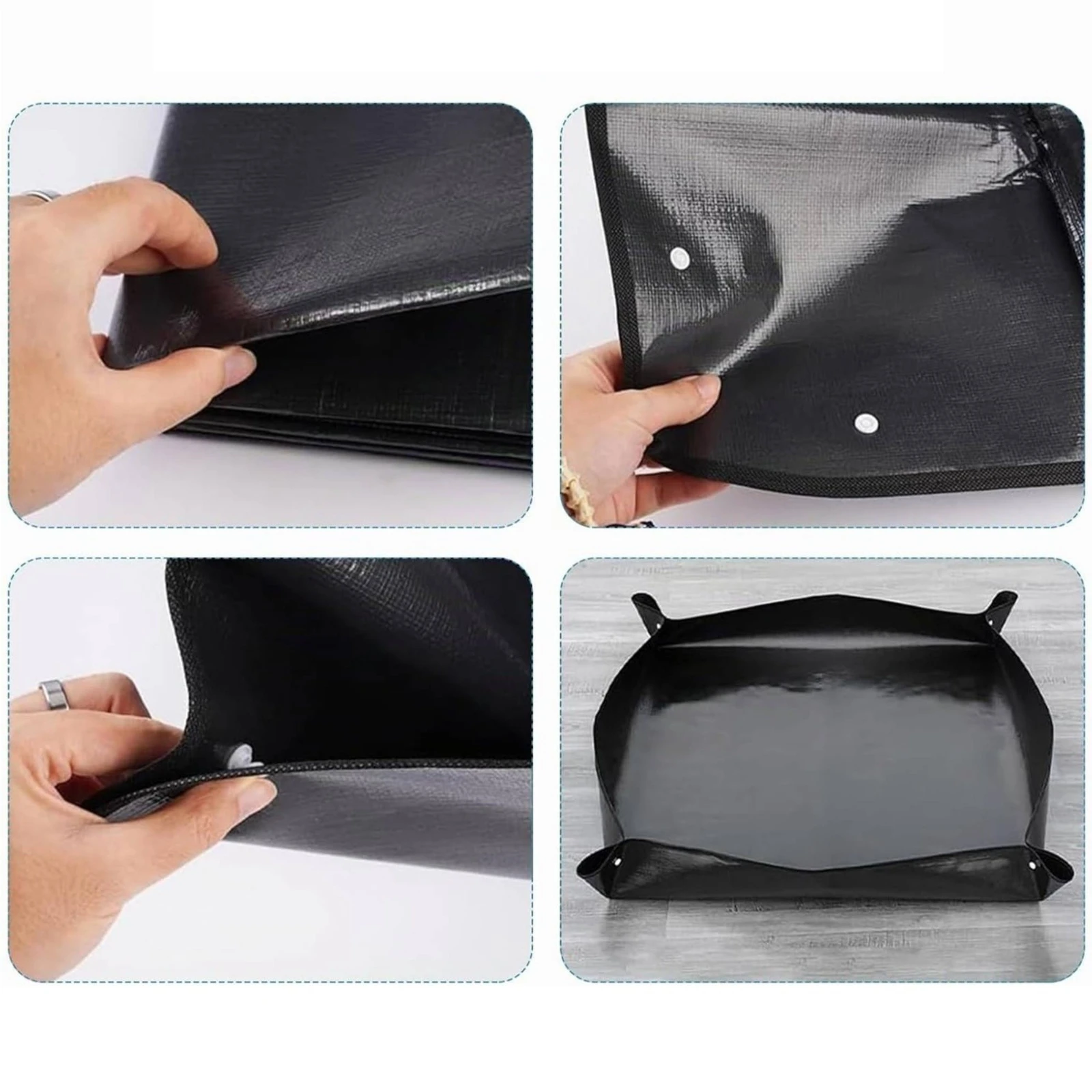 PE Pet Enclosure Mat Large Foldable Pet Pen Liner Waterproof Tarp Liner Flexible