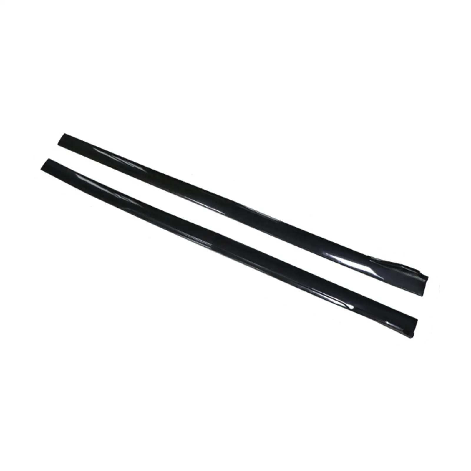 2 pieces generic car side skirts, suitable for most vehicles,