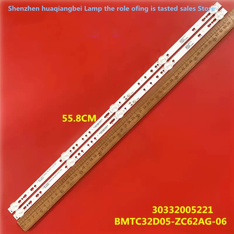 5leds TV backlight strip for Haier LE32A31 32V31 strip BMTC32D05-ZC62AG-06 30332005221 55.8cm 3V