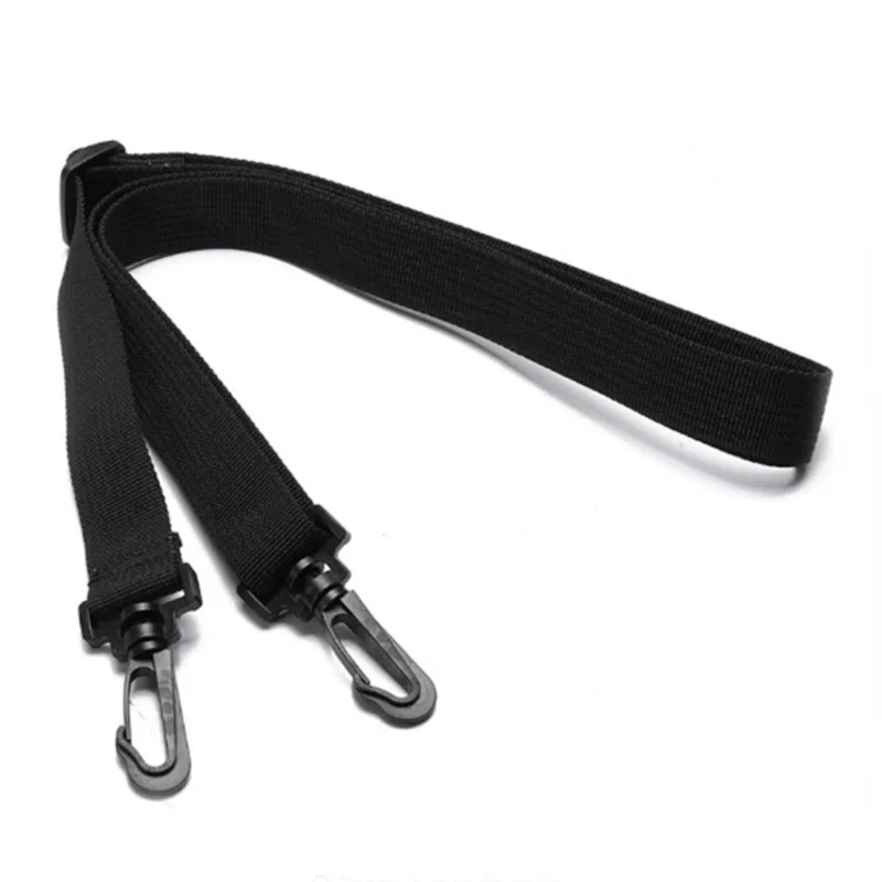 2.5 سنتيمتر واسعة حقيبة حاسوب حزام PP حزام للرجال حقيبة يد حقيبة كروسبودي أحزمة الكتف قابل للتعديل العصابات الطويلة الأسود