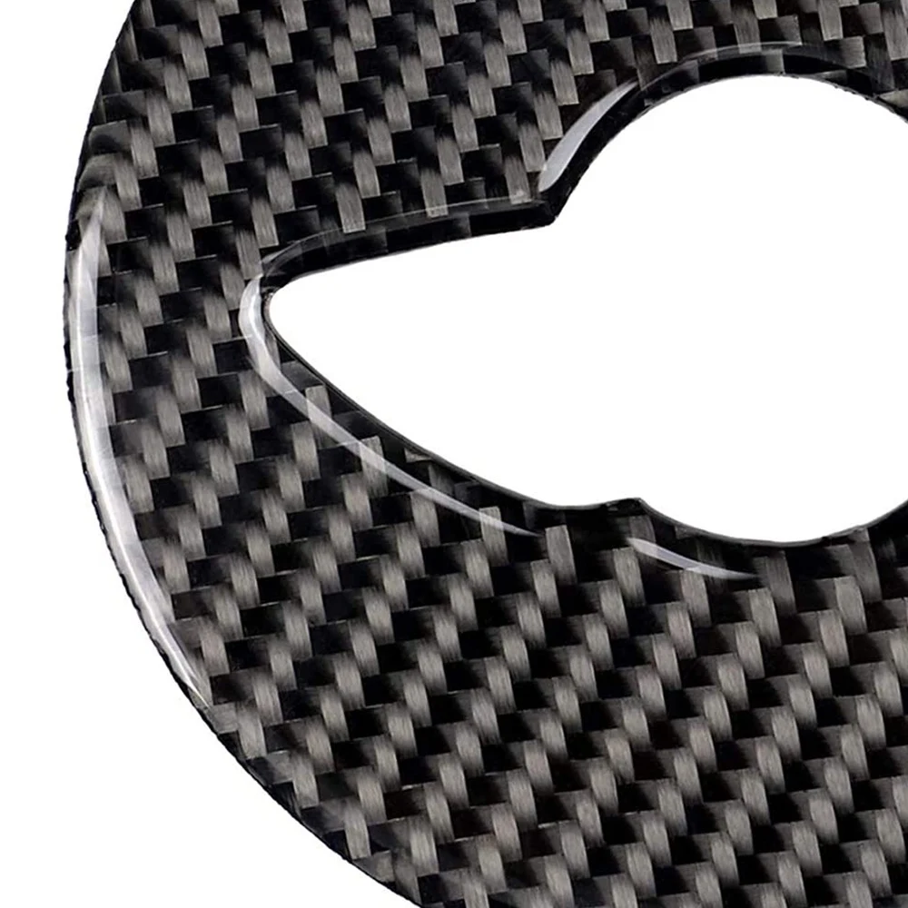 Carbon Fiber Steering Wheel Cover Sticker for Mini Cooper R55 R56 R Series Accessories