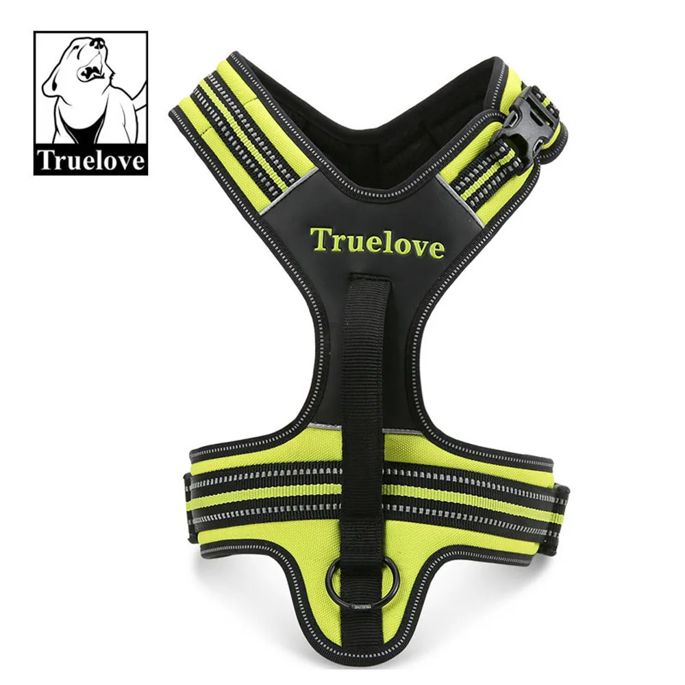 Truelove Reflective Dog Harness No Pull Vest Harness for Dogs Soft Adjustable Strap for Small Medium Large Dogs  Pet Supplies