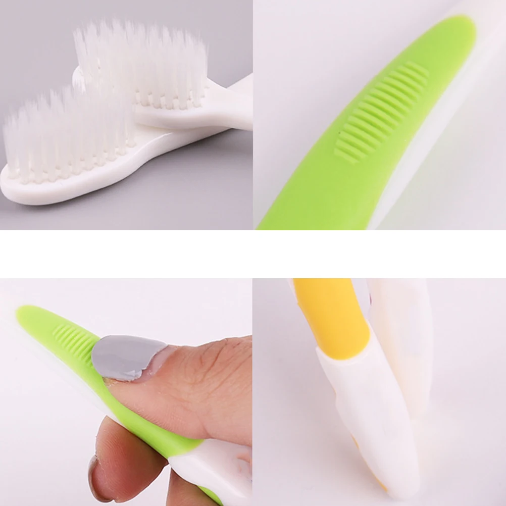 

4 Pcs Kids Toothbrushes Soft Bristle al Care Tool Baby Training AntiSlip H Colorful Design 13 Years Old Gifts