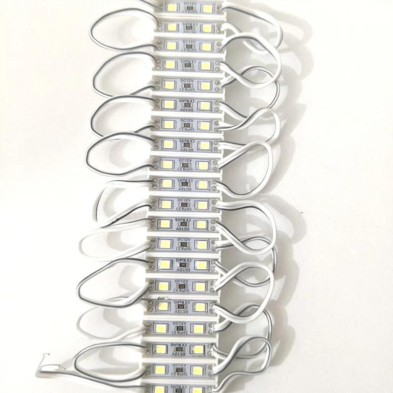 

SMD 2835 Мини-модуль 26x7 мм Светодиодный модуль 2 светодиода DC12V 0,3 Вт Желтый Красный Зеленый Синий Подсветка Модуль передней панели магазина 20 шт./100 шт.