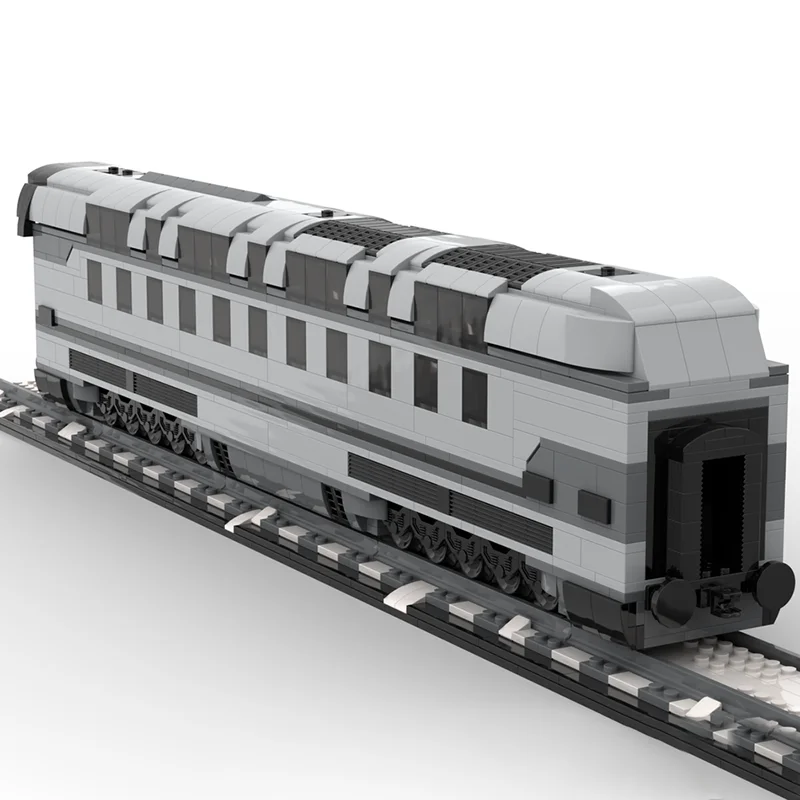 قطار السكك الحديدية Moc اللبنات سنو ثقب الدرجة الأولى مدرب نوع B نموذج التكنولوجيا الطوب لتقوم بها بنفسك تجميع عطلة اللعب الهدايا #4