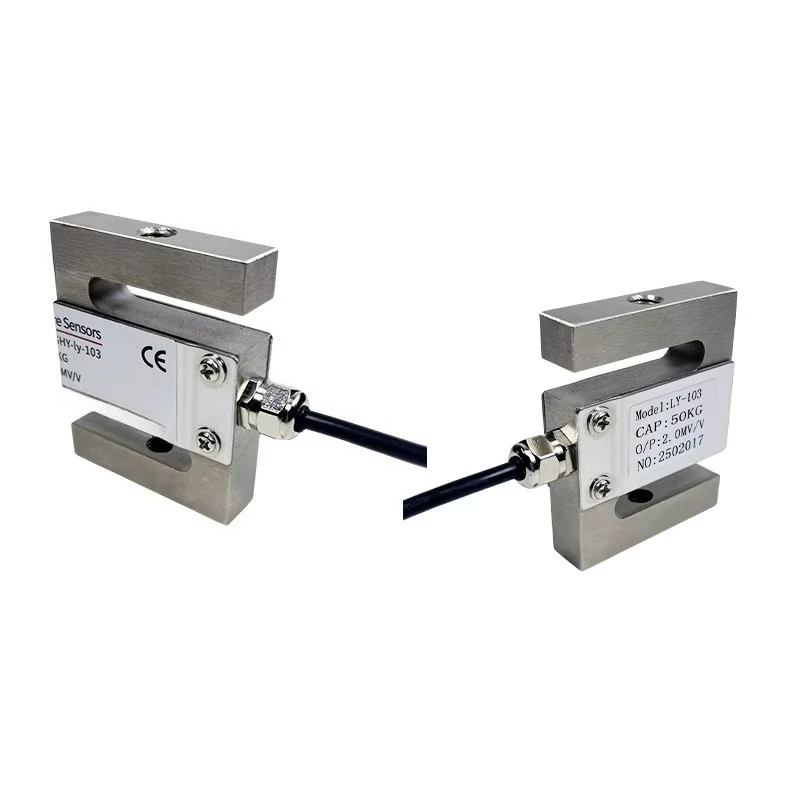 Compact 100 Kg Range Compression Load Cell 2.0mV/V IP66 Protective Tension Pressure Sensor Force Sensor and Load Cell