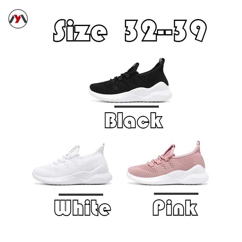 Boys Girls Sneakers Kids Lightweight Slip On Running Shoes Breathable Tennis Shoes for Toddle  shoes for kids