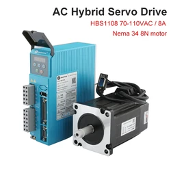 Leadshine HBS1108 Servo Drive 70-110VAC 8A+Nema 34 Closed Loop Stepper Motor 8N.M For CNC Router Engravers
