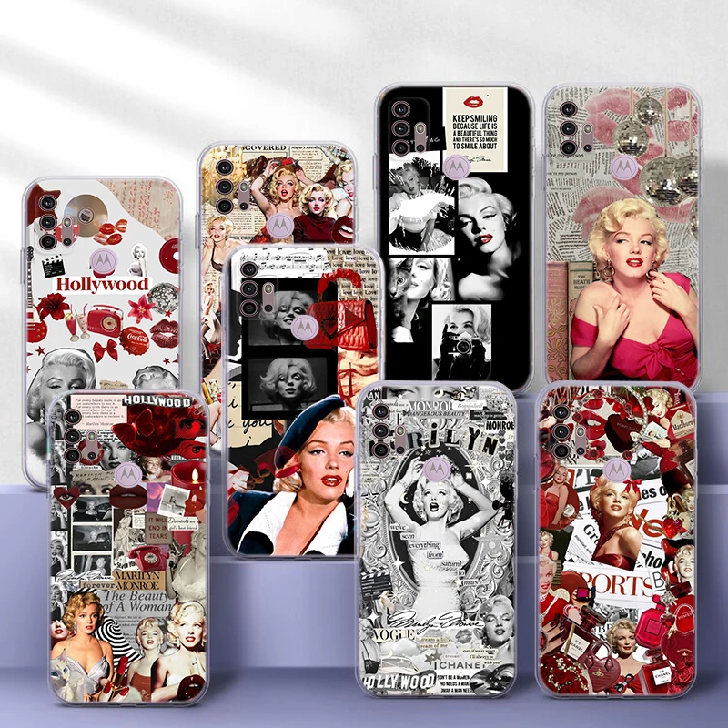 Marilyn M-Monroe Soft Case for LG K10 Pro K10A K11 Plus K22 K30 K40 K40S K41S K50 K50S K51 K51S K52 K62 K42