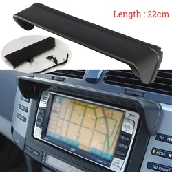 Universal Car Instrument Dash Mask 22cm Anti-Glare Car Dash Radio Sun Shade GPS Navigation Hood Cap Cover Car Clip Auto Parts