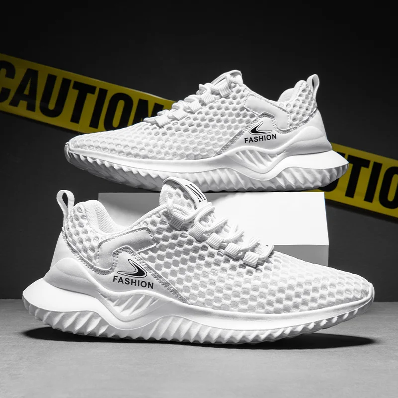 Summer Large-mesh Running Shoes for Men Cool Breathable Jogging Sports Shoes Ultralight Sneakers Men Walking Shoes Male Footwear