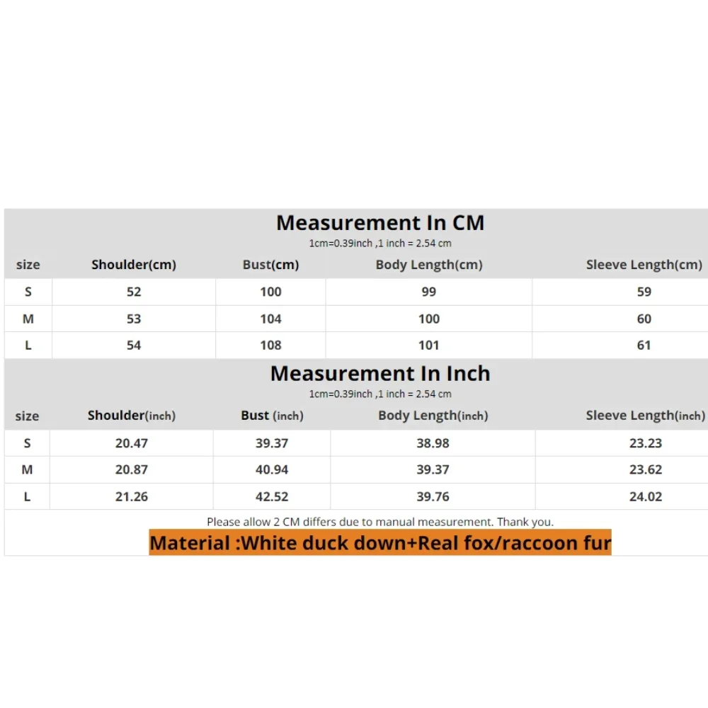 Femmes automne hiver fourrure de raton laveur naturelle vraie fourrure de renard doudoune doudoune longue manteau chaud femme blanc canard doudoune