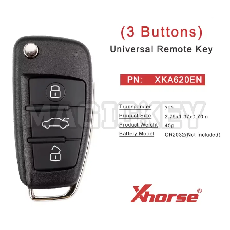1pcs Xhorse XK Wire Remote Key XKB528EN XKB510EN XKLEX0EN XKDS20EN XKA620EN XKBU21EN XKHY00EN XKGMJ1EN for Mini Key Tool/VVDI2
