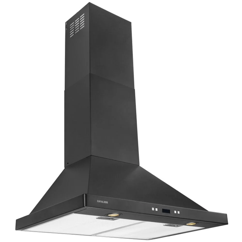 900 CFM Stainless Steel Wall Mounted Range Hood Non Ducted Recirculating Dual Motor Touch Control 6 Speed with Halogen Lights