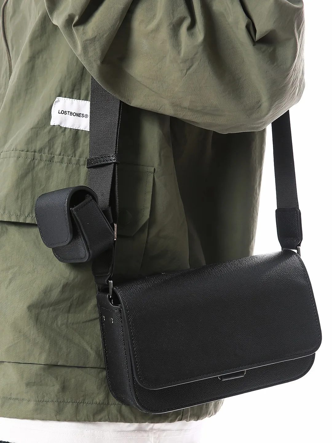 Casual Men's Crossbody Bag Faion Brand Small Square oulder bag Commuting Mobile Phone Bags Neutral Sle Leisure Small bags сумка