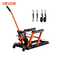 VEVOR Steel Hydraulic Motorcycle Jack Stand 1500 LBS ATV Scissor Lift Jack, 4.7\