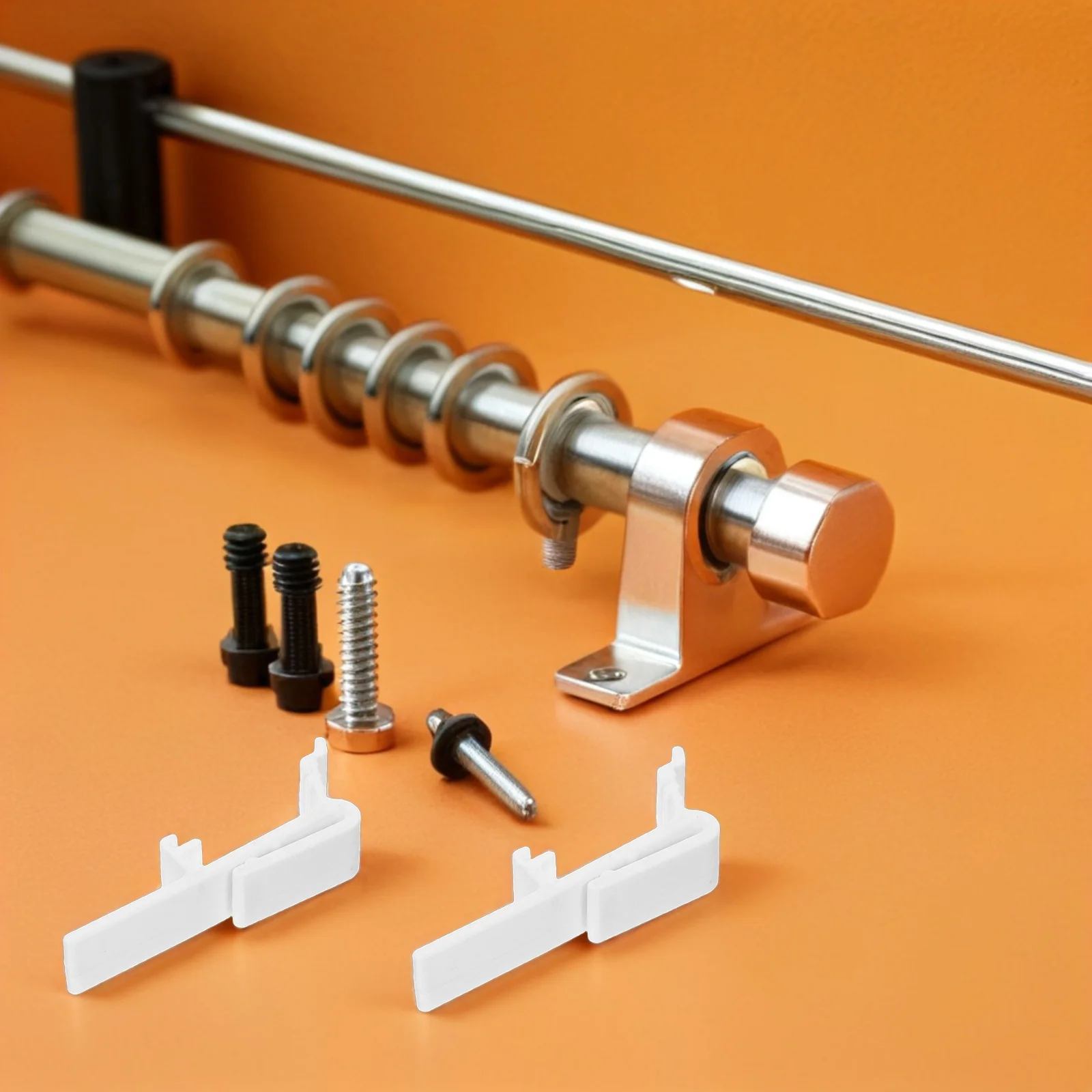 

12Pcs Strong Curtain Rod Clips Reusable Valance Accessories Dustproof Design for Vertical Blinds Replacement Parts Home Decor