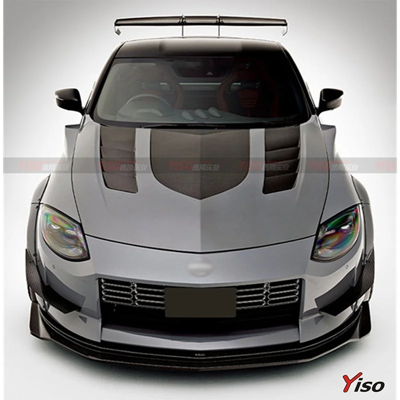 Suitable for 400Z RZ40 Devil Z carbon fiber hood for modification to Varis model carbon fiber hood 400Z RZ40 engine cover