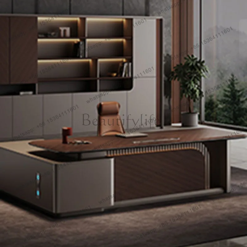 PG Minimalist Space Saving Office Desk Computer Gaming Reception Office Desk Gadgets Modern Meuble Bureau Commercial Furniture