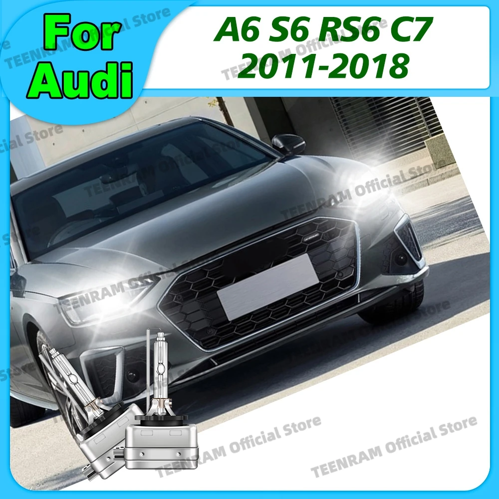 

2x For Audi A6 S6 RS6 C7 2011 2012 2013 2014 2015 2016 2017 2018 HID Xenon Headlight Bulbs D3 D3S 35W 6000K 8000K 10000K DC 12V