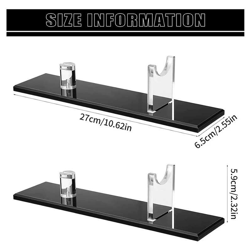 Mes Display Stand Acryl Mes Case Desktop Mes Display, Enkele Mes Houder Voor Home Decor