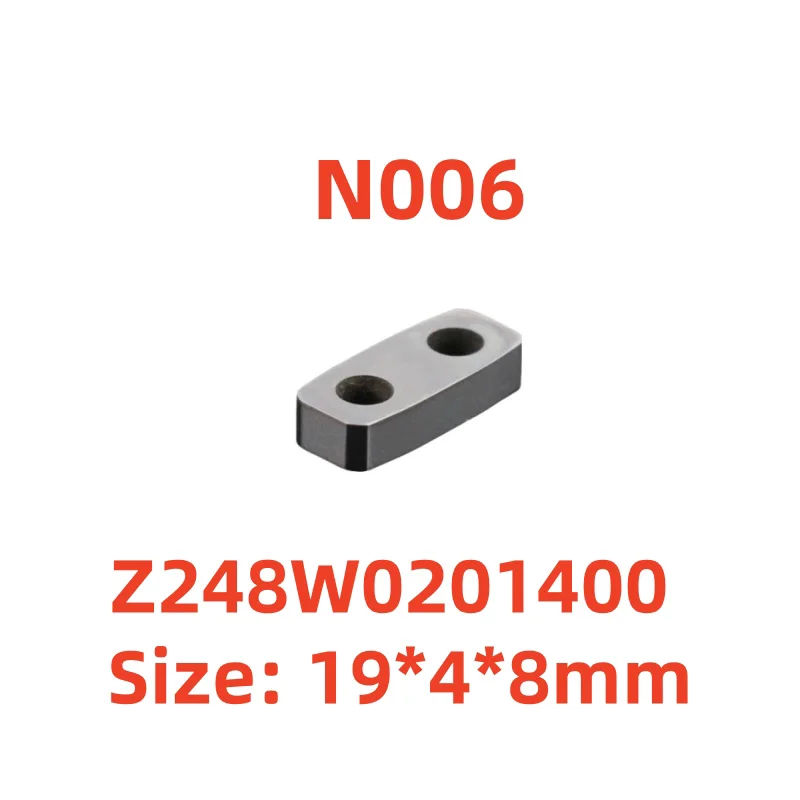 N006 Z248W0201400 Upper Power Feed Contact 19*4*8mm for Makino Wire EDM- Low Speed Machine Spare Parts