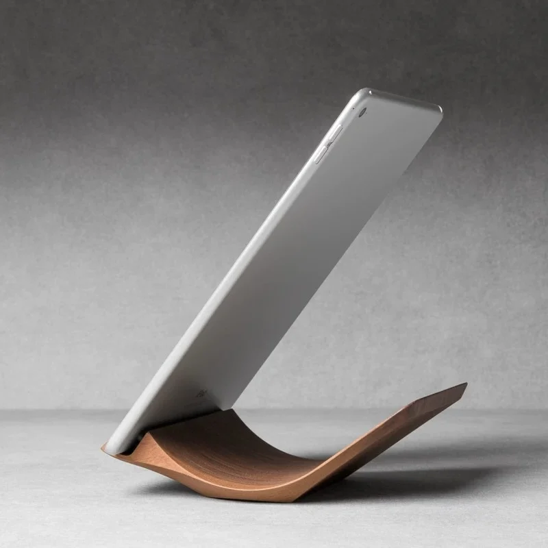 Suitable for iPad Tablet Stand, Portable Design, Height-Enhancing Solid Wood Tablet Stand