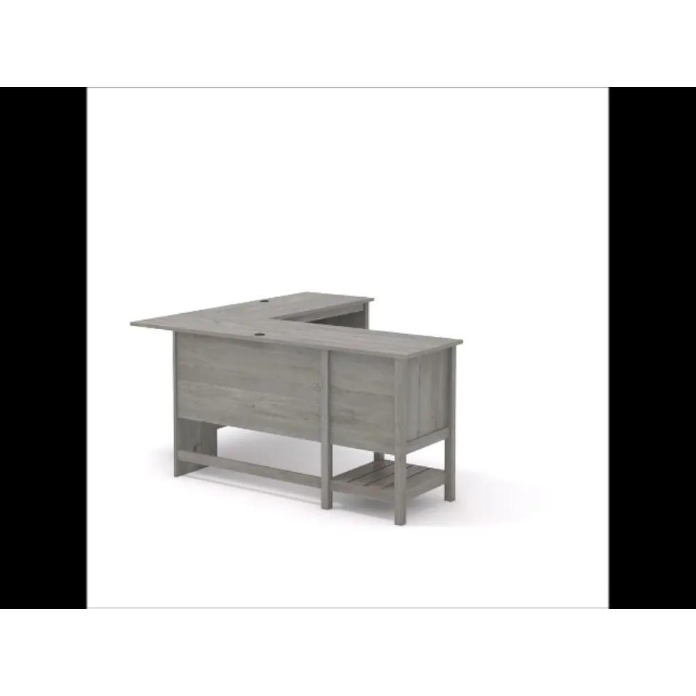 Cottage Road L-Desk, Místico Carvalho Finish, L 65,12 "x W 58,66" x H 29,76"