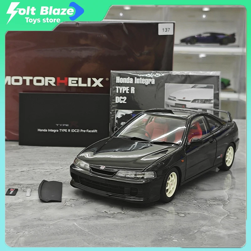 

MOTORHELIX 1/18 Honda Integra Type R DC2 Early Edition DieCast Car Model Simulation Limited Version Collectible Alloy Model Gift