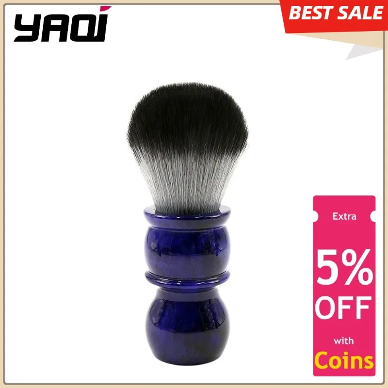 

YAQI Timber Wolf Color 24MM Synthetic Hair Barber Shave Brush For Mens Portable Shaving Brush High Quality Wet Shaving Brush