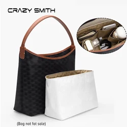 WUTA dupont saco de papel organizador inserção para Goyard Hobo portátil viagem bolsa forro armazenamento cosméticos saco interno suporte shaper