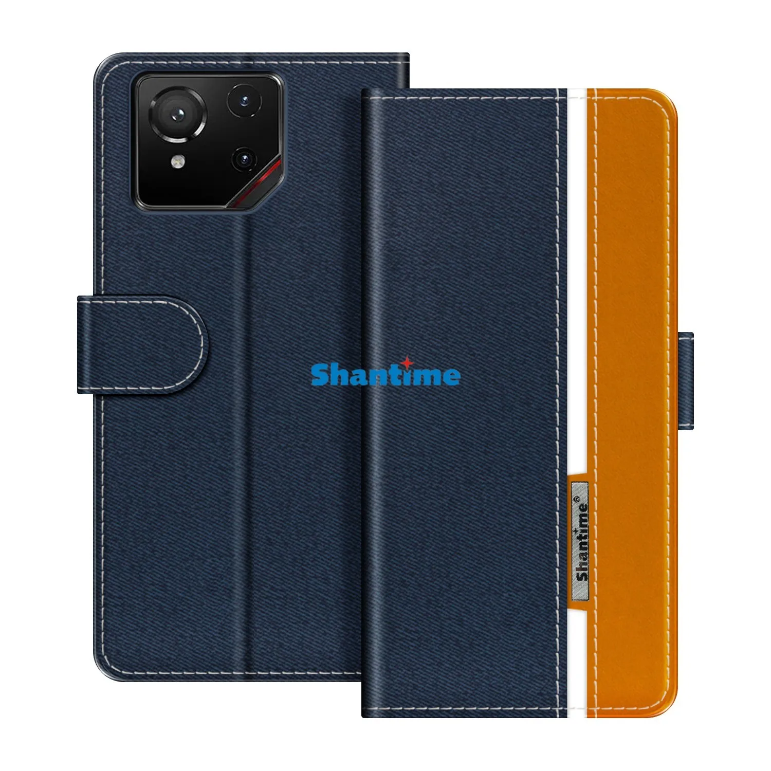 

Совместим с Asus ROG Phone 9 FE защитный чехол-книжка-кошелек чехол для мобильного телефона складной чехол-подставка чехол для мобильного телефона