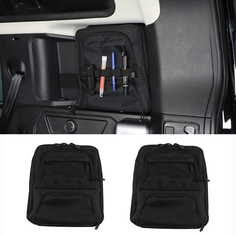 For Land Rover Defender 110 130 2020-2024 Large Capacity Car Trunk Side Window Storage Bag Multi-Pockets Cargo Bag Car Accessory