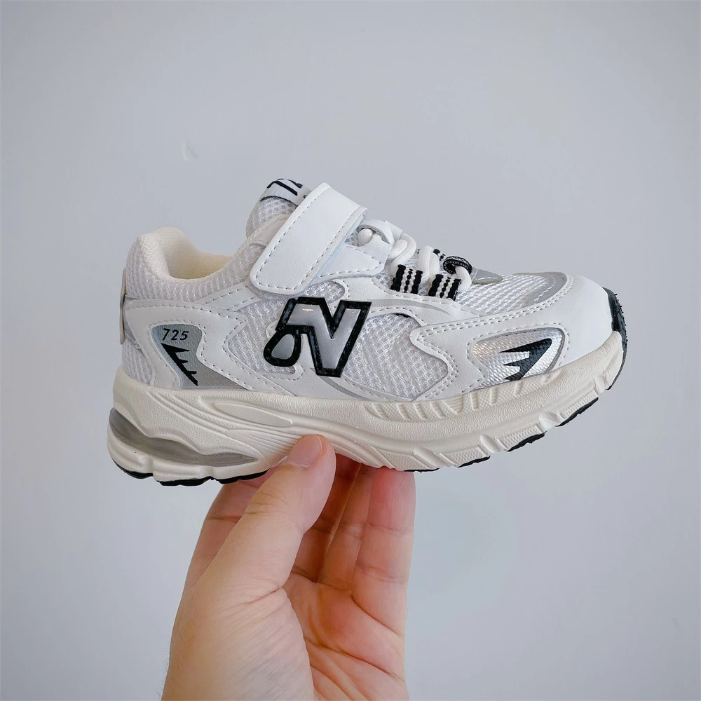 2024 New Kid Sneakers Shoes Children\'s Shoes Boys Lightweight Comfortable Sports Running Shoes Fashionable Girls Casual Shoes