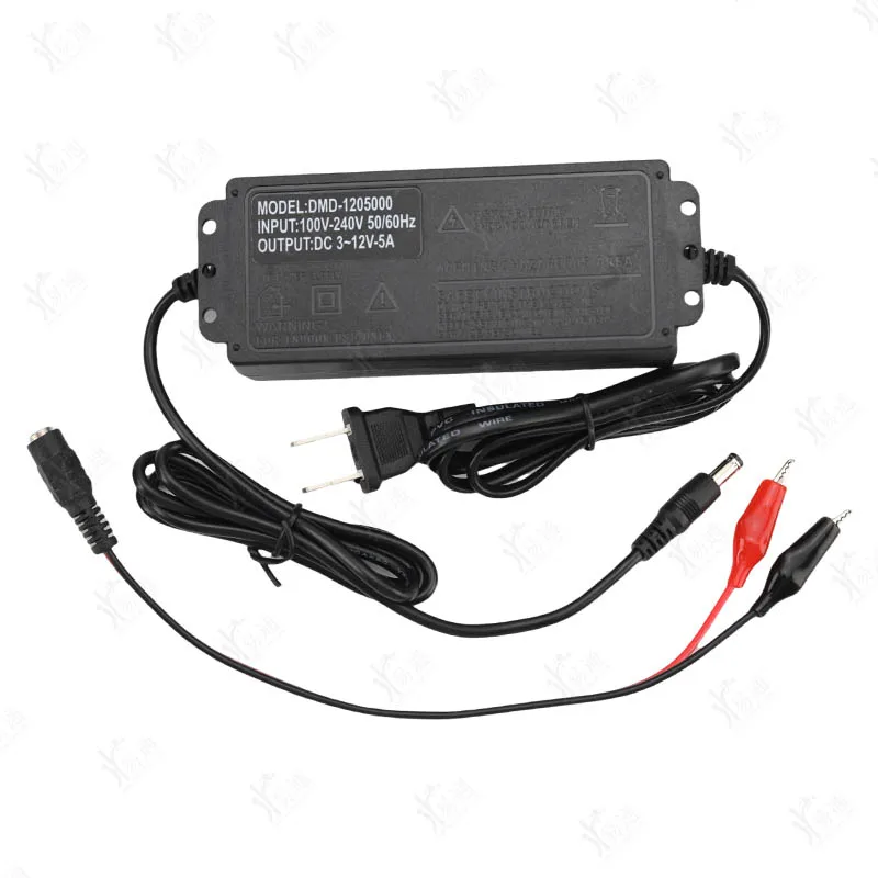 Adaptador de corriente dedicado para Programador automático, voltaje ajustable 3-12 v 5 a, plataforma de corriente, voltaje de prueba