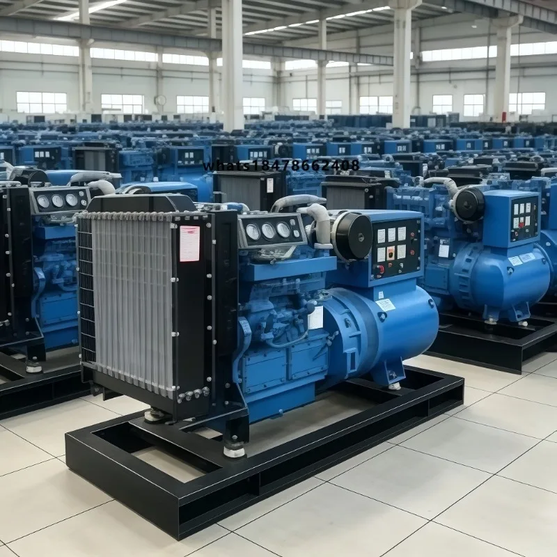 Large 30kw/50kw/75kw/100kw/150kw/200kw/300kw/500kw Weifang  Generator Set Equipped with Soundproof Speakers for Low Noise