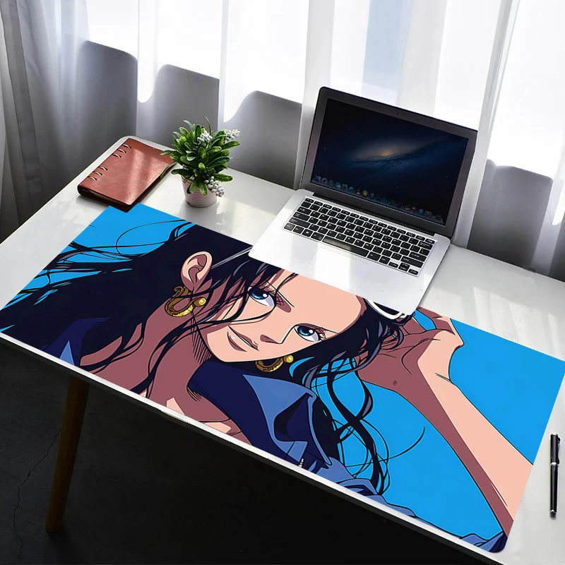 

Mouse Pad Laptop Rubber Extended One Piece Nico Robin Desktop Mat Computer Gamer HD Mousepad PC Gaming Accessories Keyboard Pad
