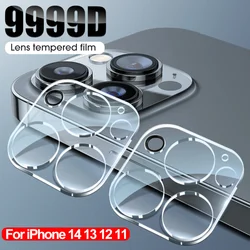 1-4pcs Full Cover Tempered Glass for IPhone 14 13 Pro Max 3D HD Rear Camera Transparent Screen Protector for IPhone 14 Pro Max