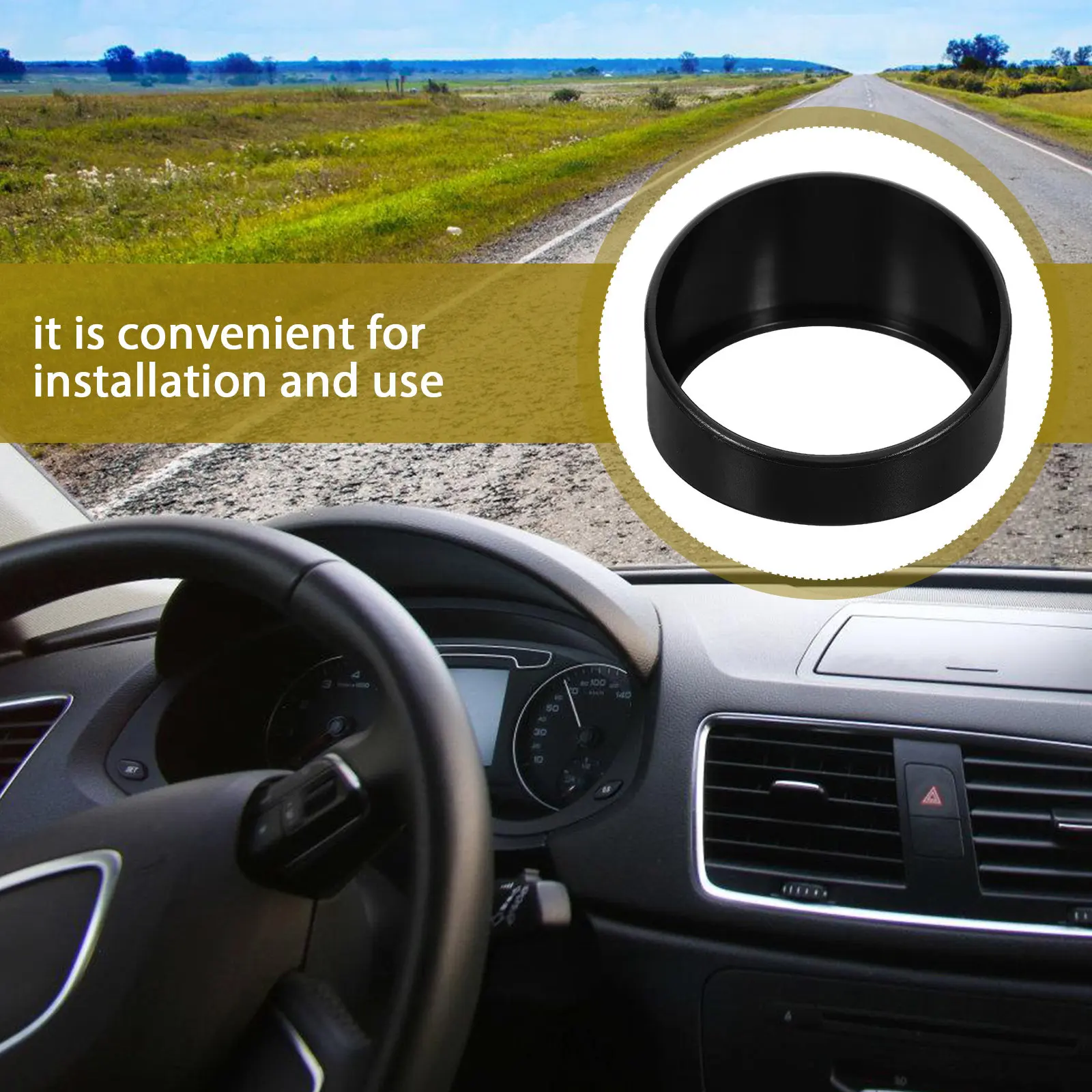 1Pcs Vehicle Gauge Sun Shield 52Mm Gauge Visor Cover Car Dashboard Protector Modified Metal Car Accessories Dashboard Protector