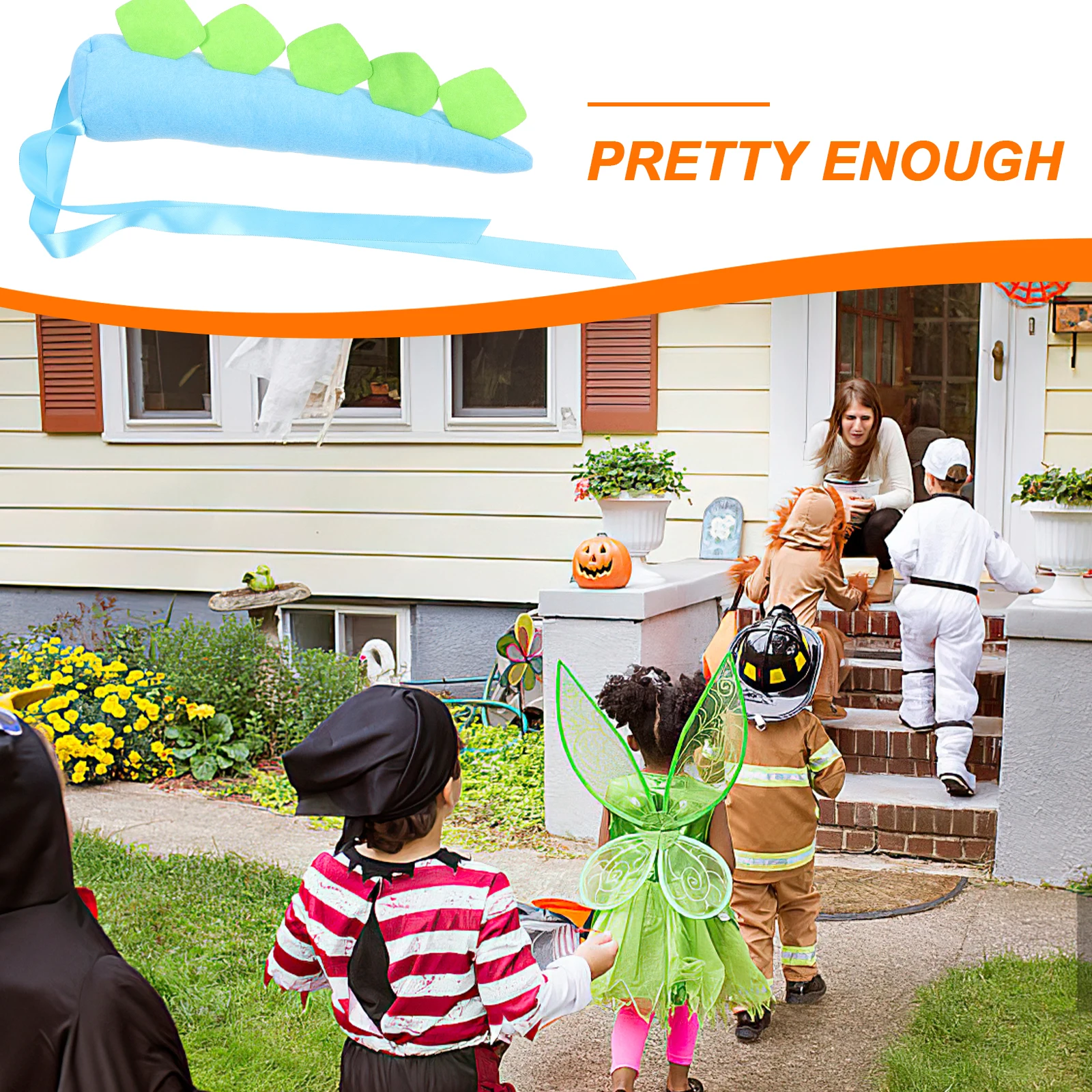 

Dinosaur Tail Kids Dress Up Party Cartoon Prop Cute Animal Tail for Performance Photo Accessory Animal Costume Accessory