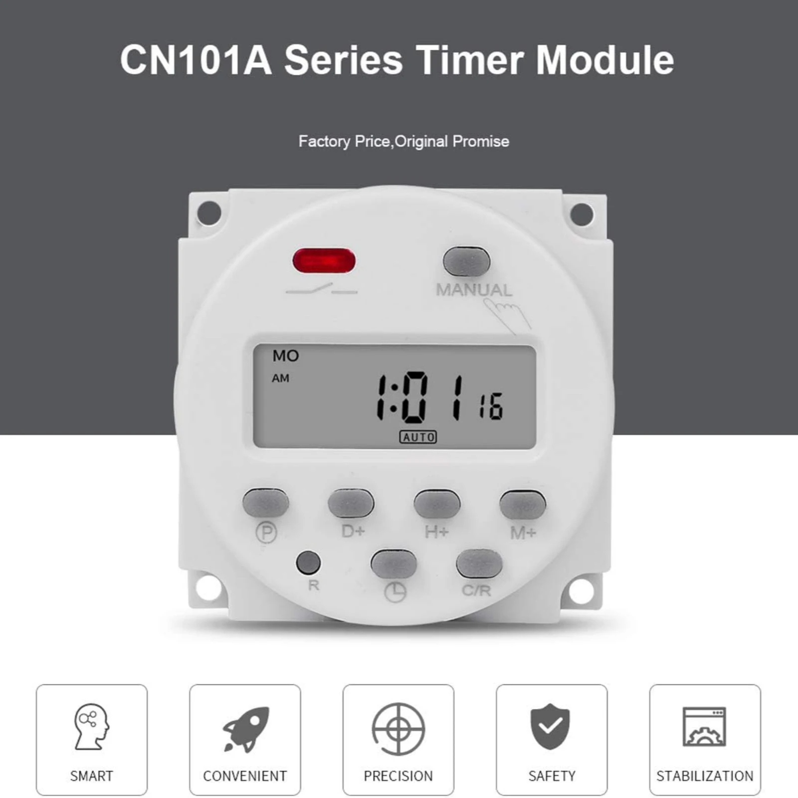 Digital LCD Programmable Timer Switch 12V DC/AC 17Times/Week Or Day Power Failure Memory for Street Light Home Appliances