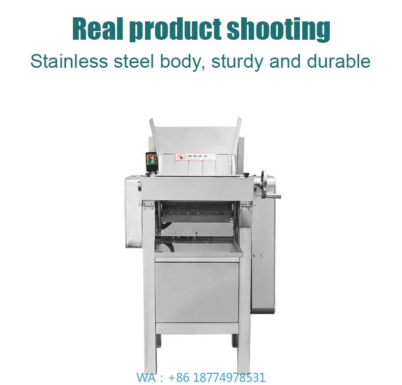 Pressa per impasto Sfogliatrice per impasto in acciaio inossidabile Sfogliatrice per impasto Panetteria da tavolo commerciale