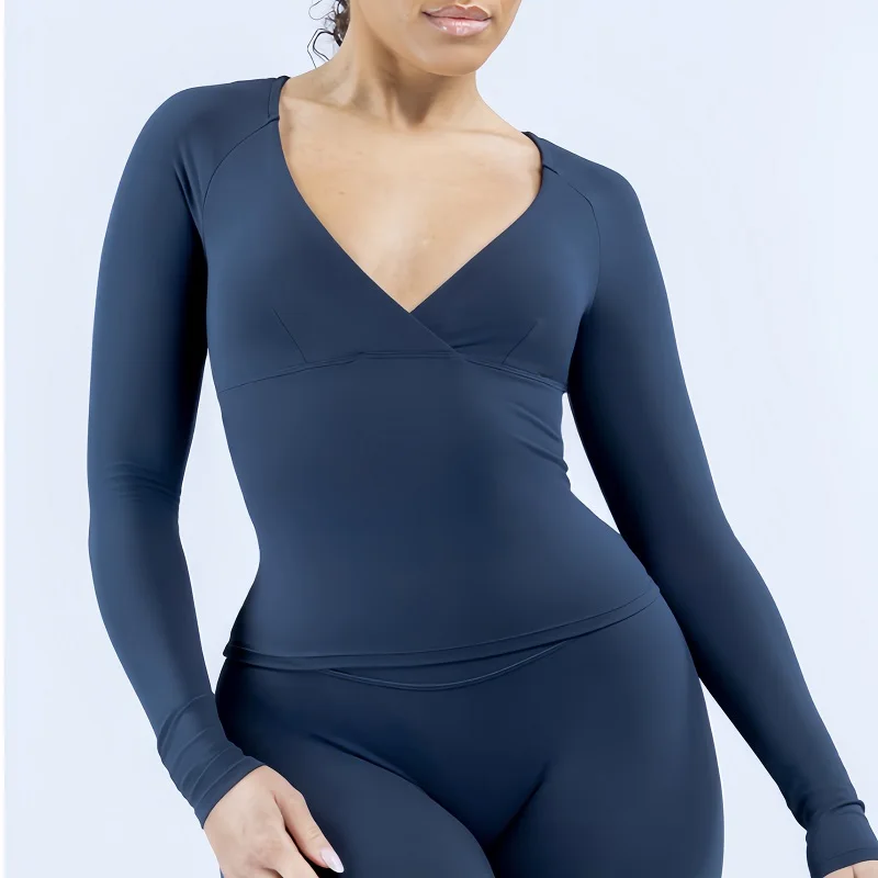 Origin Long Sleeve V‑Neck Top  - огляд і ціна Crossfit Gym