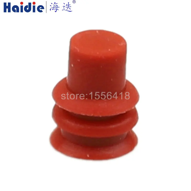 50-2000pcs automotive plug blind cable rubber seal HDZ-01 small dummy super wire seals for auto connector φ：5.2 H：6.7