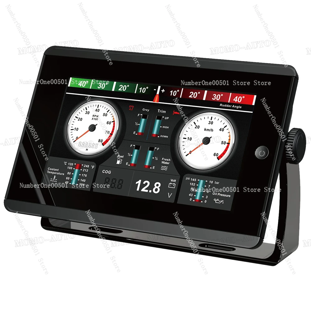 

KMB-70 fuel twin engine vehicle and ship universal multi-function meter compatible with J1939 or NMEA2000