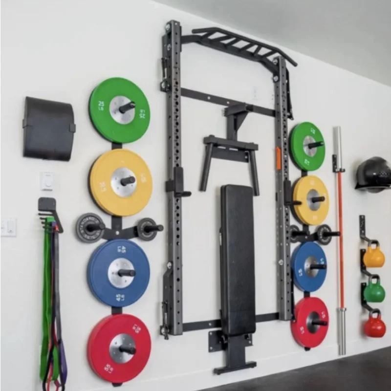 Wall Foldable Training Frame, Weightlifting Squat Frame, Human Climbing, Comprehensive Trainer, Fitness Equipment